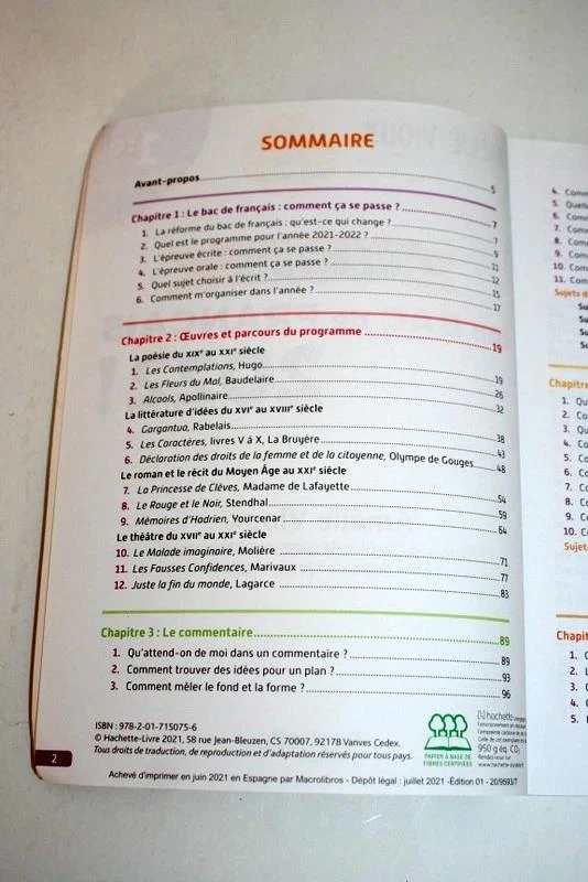 Aprobar tu bachillerato de Français 2022, Hachette – photo 3